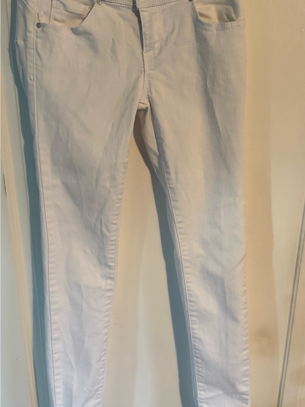 Wax Jean White Skinny Jeans